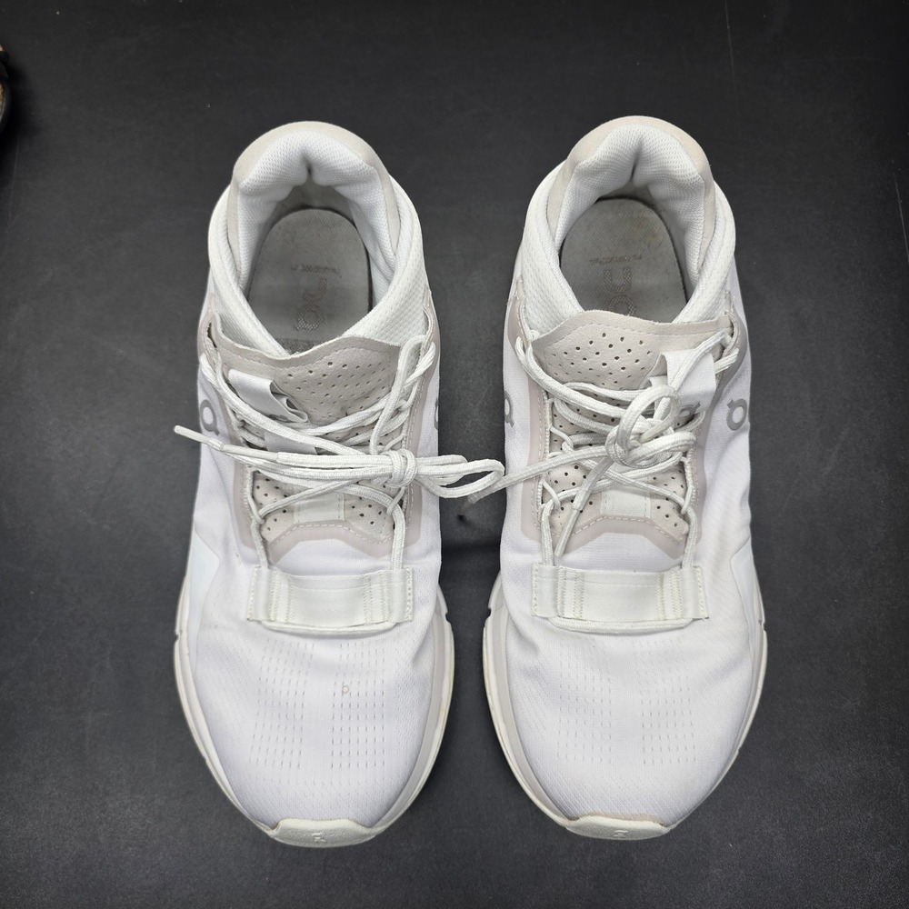 On Cloudnova Mens 8.5 White Undyed Sneakers 3ME30210108 CloudTec